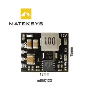 ขายส่ง Mateksys Micro BEC 6-60V เป็น 5V/9V/12V-ADJ พร้อมขาเสียบขนาด 2.54 มม. ช่วงแรงดันไฟฟ้าขาเข้า 6V ถึง 60V สำหรับโดรนแข่ง RC - Product Image 4