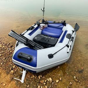 5.9ft Single Infla table Kayak Fischerboot Lamelle Holzboden Ruderkanu Tragbares Beiboot mit Paddeln und Pumpe - Product Image 5