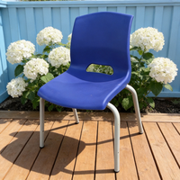 Chaise pliante en plastique écologique en gros, durable et ergonomique, idéale pour les enseignants, les gymnases et les parcs