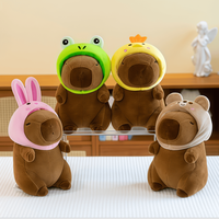 Peluche Capybara très populaire, 8 pouces, avec accessoires, plusieurs styles, adorable poupée, cadeau, vente en gros