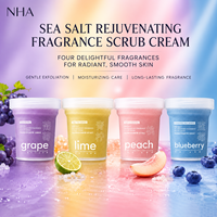 Fabriksprijs Fruit Zeezout Bodyscrub Exfoliërend Dieptereiniging Aromatisch Verhelderend Hydraterend Polijstmiddel Privélabel