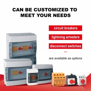 Caja de Conexiones Solares <span class=keywords><strong>ONESTO</strong></span> DC, Caja de Conexiones de 1 Entrada y 1 Salida, 1000V CC, 16A, Caja Combinadora con Desconectador - Product Image 6