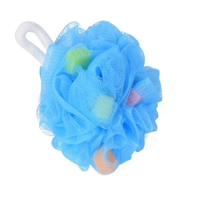 Colorful Pe Eco Friendly Body Exfoliating Bath Shower Ball Mesh Shower Exfoliating Sponge Bath Ball