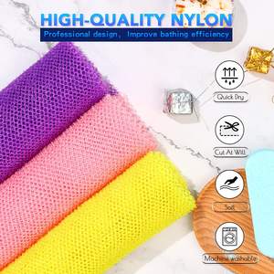 Al por mayor HCS/OEM DM-A-399 Cinturón de esponja exfoliante africana para espuma corporal y masaje de espalda en la ducha, toalla de 30*80cm - Product Image 3