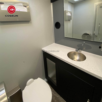 Toilettes portables de luxe écologiques personnalisables, cabine de toilettes mobile, remorque de toilettes, toilettes portables, remorque de toilettes