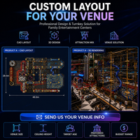 Equipo de Juegos Personalizado para Interiores, Laberinto Ninja Comercial con Torre de Escalada, Tobogán y Zona de Saltos