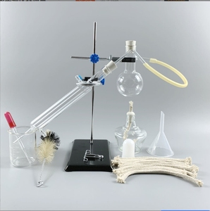 Juego de destilación de laboratorio de 250ml, aparato de destilación al vacío, equipo de experimento químico, instrumento de enseñanza de extracción - Product Image 4