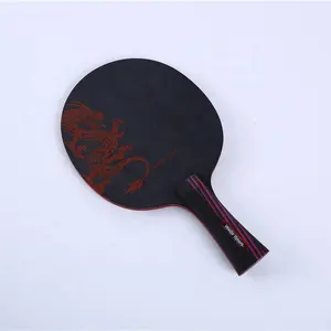 Lâmina de tênis de mesa profissional no.6, lâmina de remo em fibra de carbono equivalente a stiga carbono 7.6