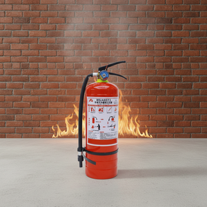 طفاية حريق رغوية أوتوماتيكية محمولة حمراء اللون متوافقة مع طراز MS/ABEF، معتمدة من علامة WK للبطاريات الليثيوم - Product Image 1