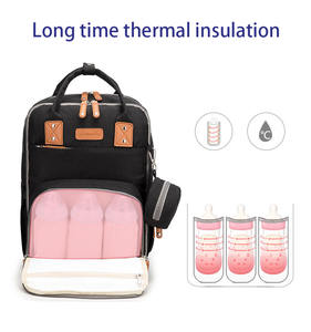 大容量防水おむつバッグバックパック多機能トラベルバックパックマタニティベビーチェンジングバッグ - Product Image 6