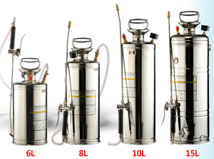 5/8/10/15L agricultura pressão ar agricultura portátil aço inoxidável mão bomba pulverizador máquina - Product Image 5