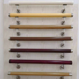 PVC lan can gỗ trong nhà an toàn cầu thang lan can và lan can trực tuyến hỗ trợ kỹ thuật đương đại chất lượng tuyệt vời - Product Image 1