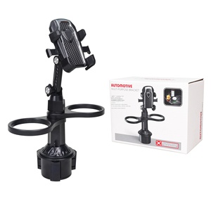 Bandeja de mesa de comedor de coche ABS giratoria multifuncional de 360 grados, portavasos frontal para almacenamiento de espacio pequeño, plato de cena para bebidas - Product Image 6
