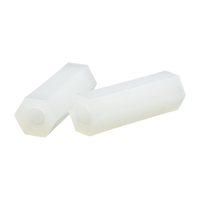 Entretoise hexagonale isolante en nylon blanc, femelle-femelle, à filetage métrique, pour modules de capteurs automobiles