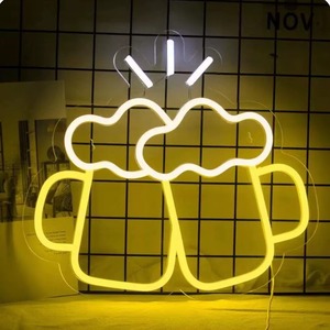 Letreros de luz de neón USB, iluminación decorativa de pared acrílica transparente para fiesta, Bar, Hotel, sala de juegos, hogar, cumpleaños, café abierto - Product Image 3