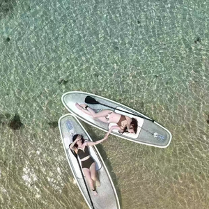 Lucidomes clear SUP Paddle Board Ocean Surfing Paddle sit <span class=keywords><strong>remo</strong></span> <span class=keywords><strong>de</strong></span> alta calidad Stand Up <span class=keywords><strong>remo</strong></span> popular - Product Image 2