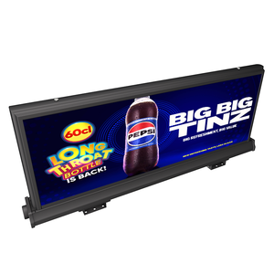 Haute luminosité IP65 Double côté <span class=keywords><strong>Taxi</strong></span> haut P1.8 affichage à LED WIFI 4G GPS contrôle mobile voiture écran d'affichage à LED - Product Image 2