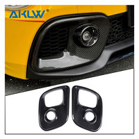 Cadre de phare antibrouillard avant en fibre de carbone, accessoires extérieurs pour Fiat Abarth version 2017-2021