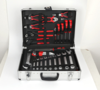 127 pièces boîte à outils de clé à douille en aluminium Offre Spéciale outils professionnels boîte en aluminium outils de réparation automobile