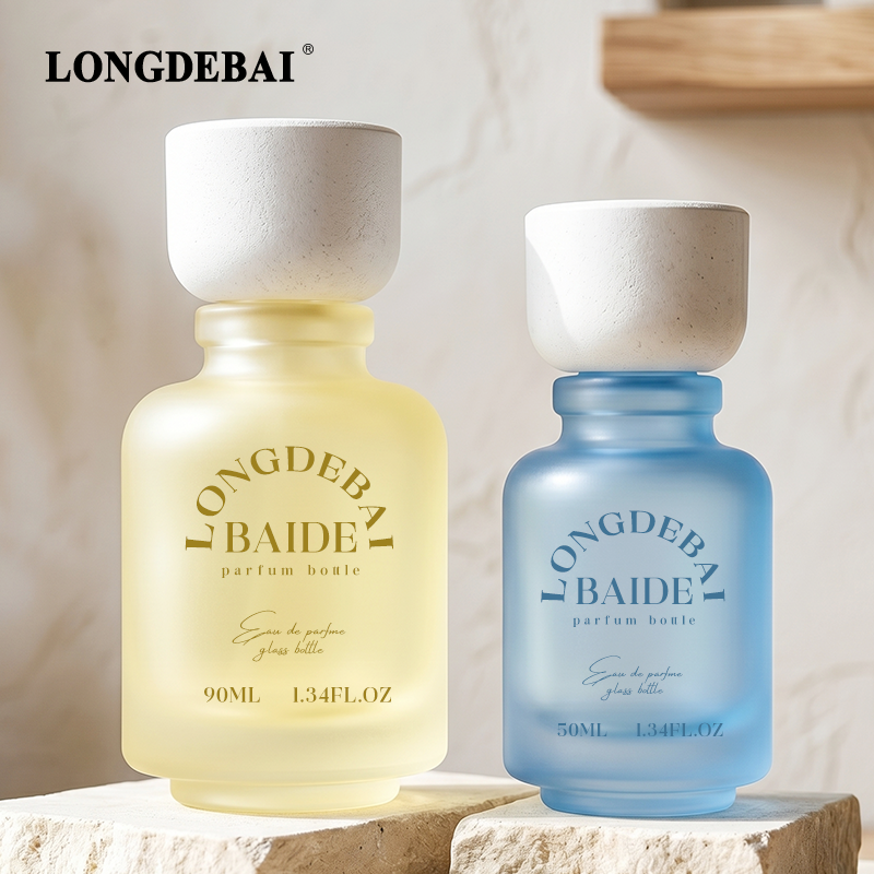 Clear glass bottle