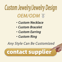 Custom Jewelry Stainless Steel Teardrop Zirconia Pendant Necklace Gold Bead Chain Waterproof Hypoallergenic Tarnish Resistant