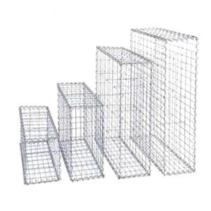 Jaula de piedra soldada, malla de alambre de hierro galvanizado, malla de gavión 2x1x1 para protección, caja de gaviones - Product Image 1