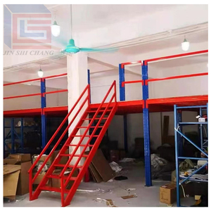 Industrial Grade <strong>Metal</strong> Mezzanine Platform <strong>Warehouse</strong> Storage Rack System - Product Image 1