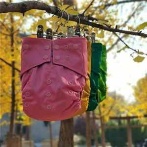 <span class=keywords><strong>Couche</strong></span> lavable réutilisable à double soufflet personnalisable pour bébé, taille unique - Product Image 4