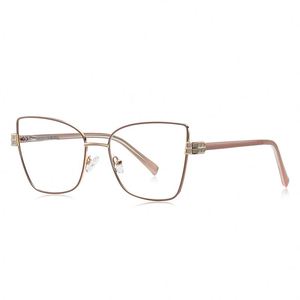 Modello 3141 montature ottiche da donna nuovo stile occhiali da vista in metallo Anti luce blu montature per occhiali per <span class=keywords><strong>Computer</strong></span> Gafas Cerminmata - Product Image 4