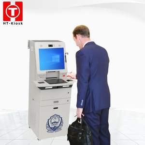 Quiosco de registro de <span class=keywords><strong>coche</strong></span> de autoservicio de 19-21 pulgadas, pantalla táctil, licencia de conducir, lector de tarjetas de registro de vehículos de motor para SDK interior - Product Image 1