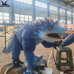 ジュラシックパークのための現実的なロボット3Dテーマのアニマトロニック像ショッピングモールのためのドラゴンモデル公共プレイハウスアドベンチャーパーク - Product Image 2