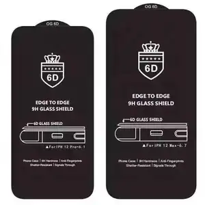 आईएम 6D टेम्पर्ड ग्लास स्क्रीन रक्षा के लिए iphone के लिए टच स्क्रीन ग्लास x 8 प्लस iphone फोन के लिए iphone 12 प्रो