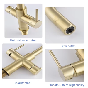 Rubinetto per acqua calda istantanea sottobosco 3 4 5 rubinetto per bollitura satinato in oro satinato <span class=keywords><strong>rubinetti</strong></span> per rubinetto filtrato bollito - Product Image 3
