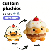 Boneka Bebek Kuning Kustom, Lembut, Menggemaskan, Dapat Dicuci, Boneka Plush Super Lembut, Hadiah Karnaval dengan Melodi
