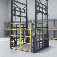 Nouvel élévateur de fret hydraulique fixe à rail en acier 380V, grande capacité, pour manutention de matériaux, chaîne, mine, entrepôt, levage électrique