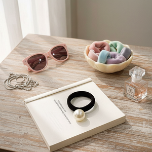 Vendita calda di tendenza Vintage pastello velluto resina peluche nastro moda donna accessori per capelli per feste bambini all'ingrosso - Product Image 3