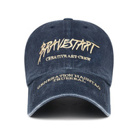 Casquette de baseball en coton lavé doux, broderie 3D, ajustable, style vintage, unisexe, pour l'extérieur, logo personnalisé, OEM ODM, motif à pois