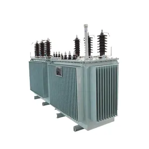 Açık yağ batırılmış elektrik güç dağıtım transformatörü üç fazlı güç trafosu S11 630KVA 15KV 400V 15/0.4KV