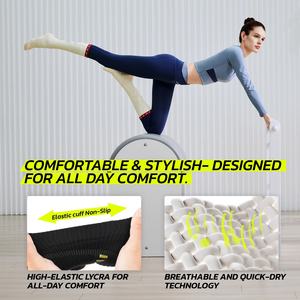 Calcetines de Compresión para Mujer, Transpirables, para Correr, Fitness, Yoga, Pilates, Viajes, 20-30 mmHg, para Venas Varicosas, de Alta Calidad, Personalizados - Product Image 3