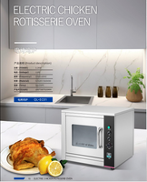 Machine électrique de rôtissoire de poulet de vente chaude nouveau four de poulet de gril pour l'utilisation de restaurant et d'hôtel