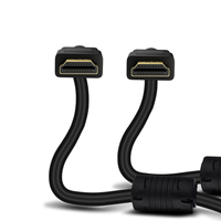 Câble HDMI 2.0 de 7 mm de diamètre, version 2.0, 4K 60Hz, 3D, 1080P, 1,5 m, 2 m, 3 m, 5 m, 10 m, 15 m, 20 m, 30 m, noir