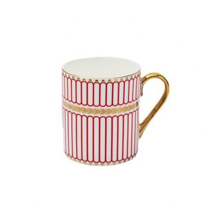 European Style Straight Body Full Gold Handle Mug Light Luxury <b>Large</b> Capacity Couple Cups Advanced <b>Gift</b> <b>Box</b> Office Water Cup - Product Image 2