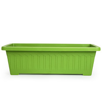 Grand pot de fleurs circulaire en PP durable pour la maison, avec trou de drainage auto-arrosant, pour jardin, légumes, herbes, fraises