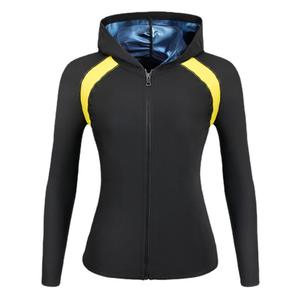 Débardeur de sudation zippé personnalisé pour <span class=keywords><strong>femme</strong></span> avec logo, combinaison de sauna en néoprène et <span class=keywords><strong>gilet</strong></span> amincissant pour la perte de poids, utilisation à domicile toutes saisons - Product Image 5