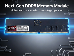 ใหม่ TXRUI DDR5 8GB 16GB 5200/5600MHz โมดูลหน่วยความจำเดสก์ท็อป RAM 1.1V UDIMM สำหรับอัพเกรดคอมพิวเตอร์พีซี - Product Image 3