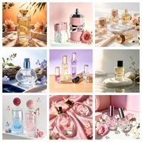 Mini Botellas de Perfume de 30 ml, Cilíndricas, con Superficie Facetada, Artísticas y Exquisitamente Elaboradas, Personalizadas con Logotipo y Caja