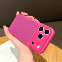 Coque de protection antichoc Simple Officiel Jello Sanding Bumper pour iPhone 17 16 18 15 Pro Max, couleurs Macaron, finition mate, luxe, crème, rigide
