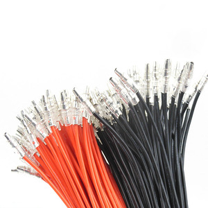 Tùy chỉnh xlpe 16awg dây màu đen <span class=keywords><strong>Bullet</strong></span> thiết bị đầu cuối dây cho xe máy 10A nhanh chóng kết nối cáp cho xe máy hoặc ngành công nghiệp thiết bị - Product Image 1