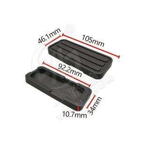 Juego de almohadillas de goma Xinyida para pedal de acelerador, embrague y freno de Volkswagen T4, piezas de repuesto de material EPDM - Product Image 4