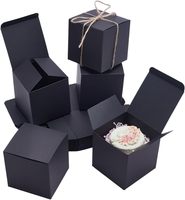 PH PandaHall 30 boîtes cadeaux blanches en forme de cube avec couvercle en papier kraft 3,5x3,5x3,5 pouces pour mariage, anniversaire, fête, friandises
